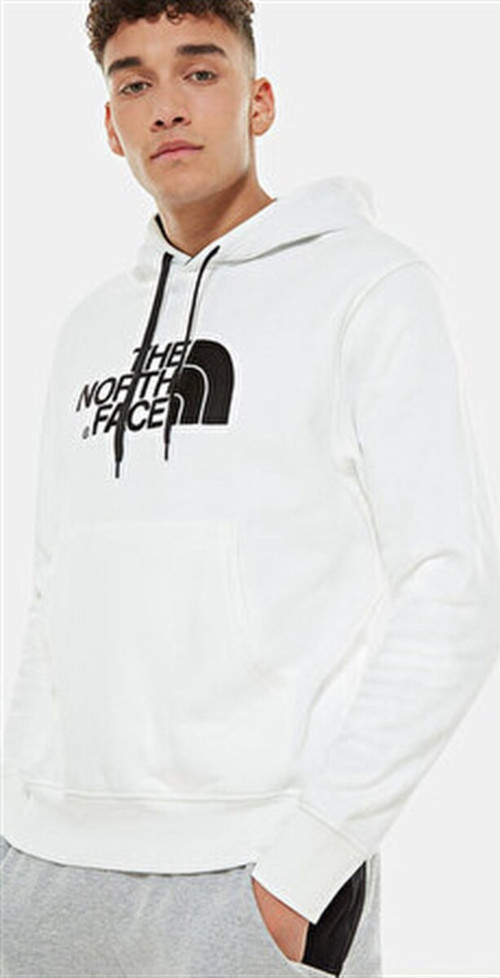M Drew Peak Pullover Hoodıe - Eu Whıte