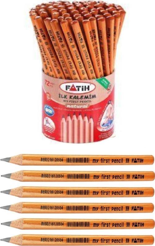 İlk Kalemim Jumbo Üçgen Başlangıç Kalemi Natural 6 Adet