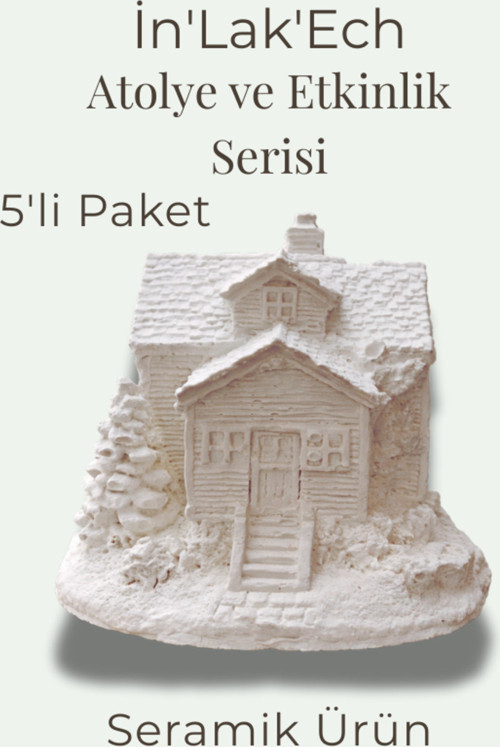 Seramik Boyama Etkinlik Objesi 5’Li Paket | Okul Ve Atölyeler İçin Ham Ürün