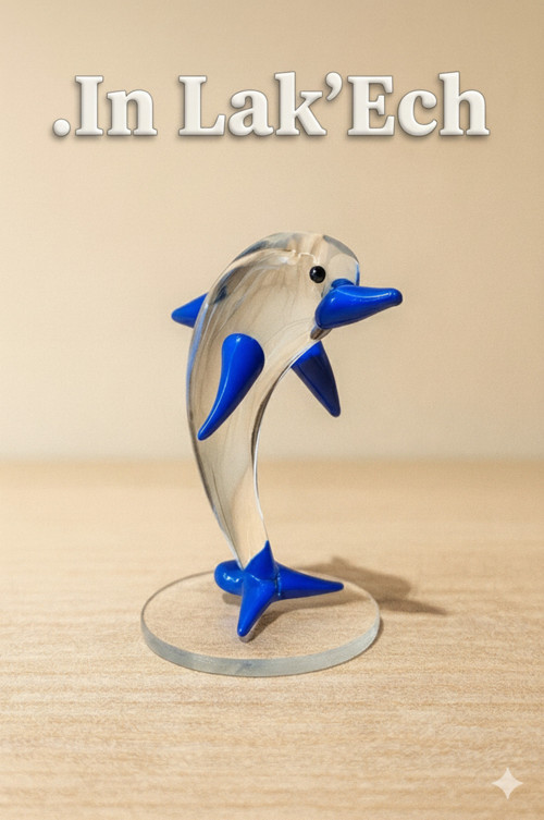 El Yapımı Cam Yunus Biblo | Mini Crystal Art Collection – İn Lak’Ech
