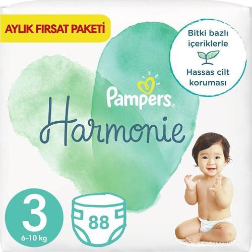 Pampers Harmonie Bebek Bezi 3 Beden 22 Li X 4 Adet
