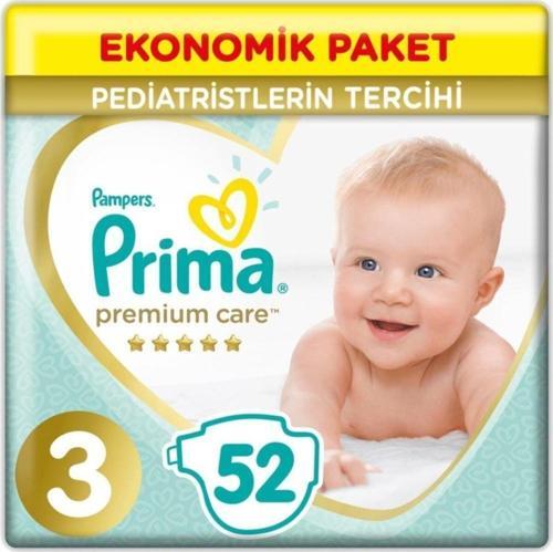 Premium Care 3 Beden Ekonomik Paket 6-10 Kg 52 Adet.