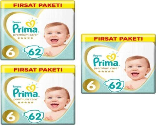 Premium Care Bebek Bezi Premium Care 6 Beden 186 Adet Junior Fırsat Paketi