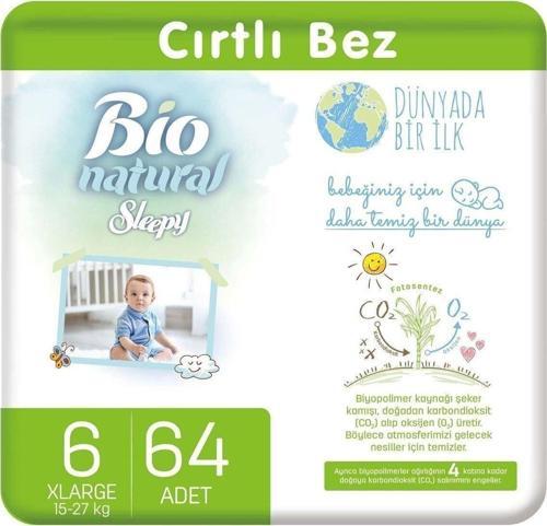 By Days in Colors Bio Natural Bebek Bezi 6 Numara Xlarge 64 Adet