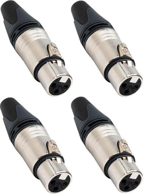 SFC-F11-4X XLR Dişi Konnektör (4 ADET)