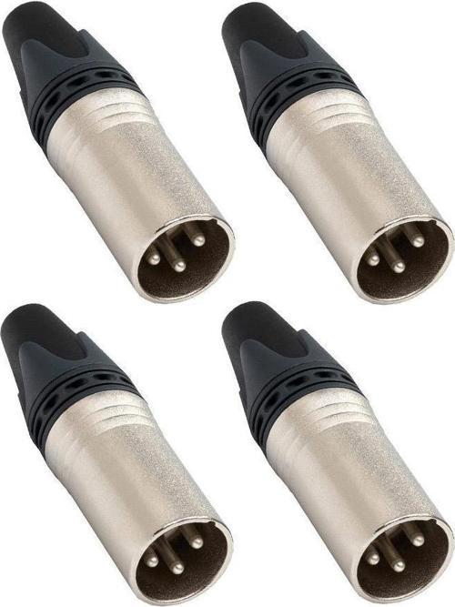 SFC-M11-4X 3 Pinli XLR Konnektör (4 ADET)