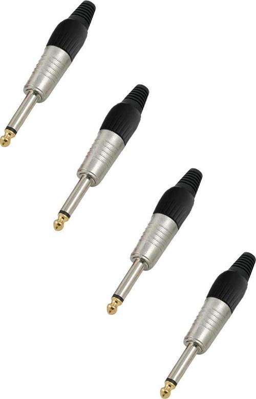 SFC-M63-4X 6.35MM Mono Jack Gitar Jack Erkek jak (4 Adet)