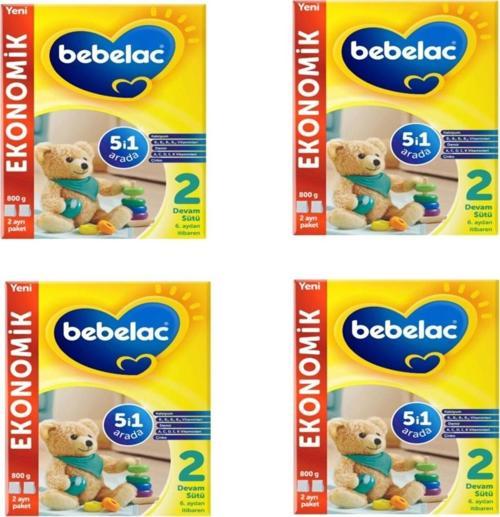 2 Numara Devam Sütü 800 Gr X 4 Adet