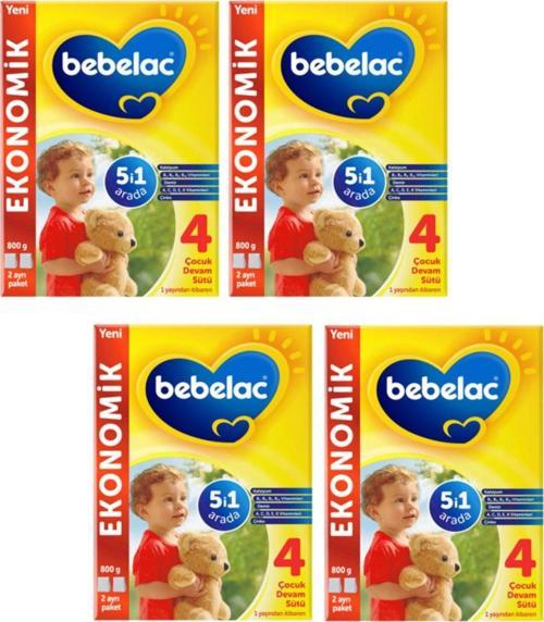 4 Çocuk Devam Sütü 800 Gr 4 Adet