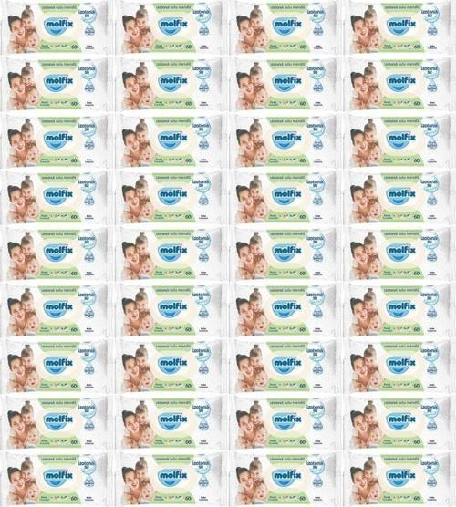 Islak Havlu Mendil İzotonik Ferah Temizlik 36 Lı set 60 Yaprak Plastik Kapaklı