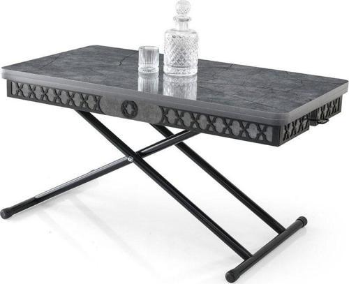 432 Metal Ayaklı Akıllı Sehpa 7*2 14 Farklı Kullanım Arıs Antrasit