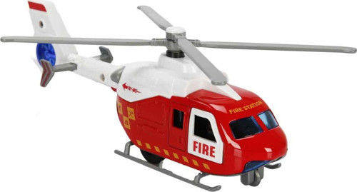 Çek Bırak Metal Helikopter 20 cm - Kırmızı
