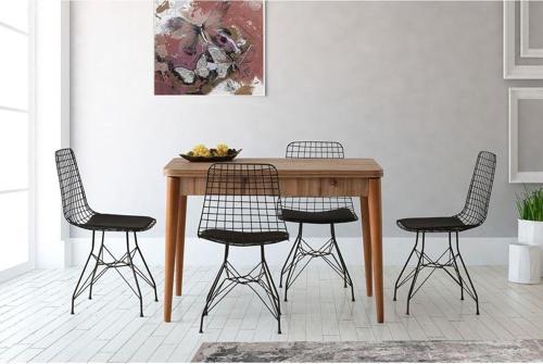 Zeren877 Açılır Gizli Bölmeli Yemek Masası 70*110cm Çırağan
