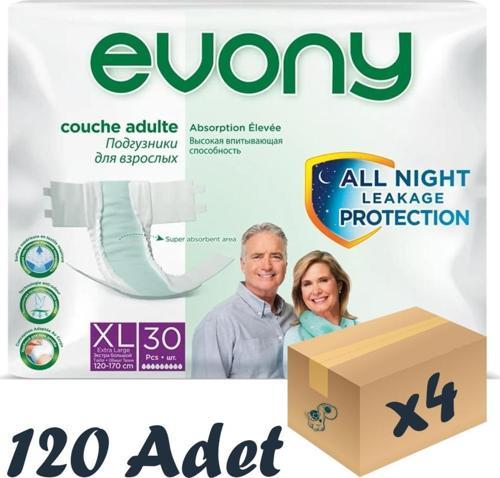 Bel Bantlı Yetişkin Hasta Bezi Xlarge 30'lu 4 Paket 120 Adet
