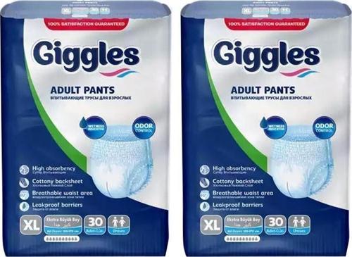 Külotlu Yetişkin Hasta Bezi Xlarge 60 Adet