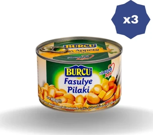Fasulye Pilaki 400 Gr - (3 Adet)