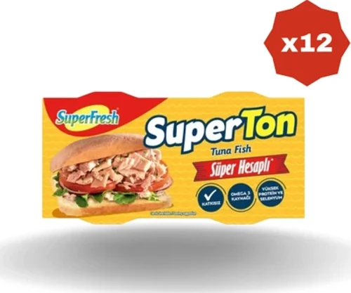 Super Fresh Ton Balığı 2’li 135 Gr - (12 Adet)