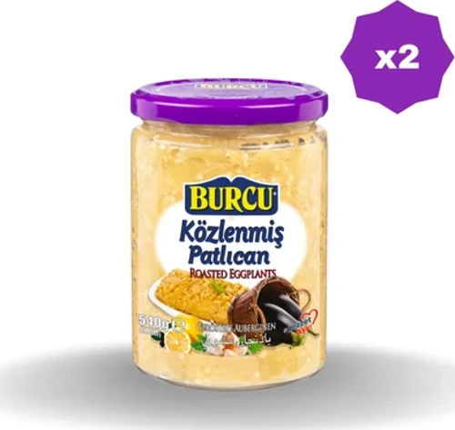 Közlenmiş Patlıcan 540 Gr - (2 Adet)