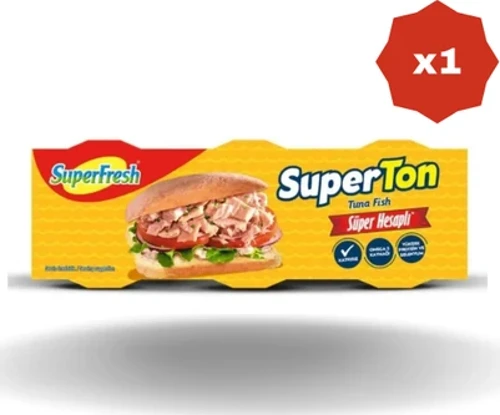 Super Fresh Supertone Ton Balığı 3’lü 75 Gr - (1 Adet)