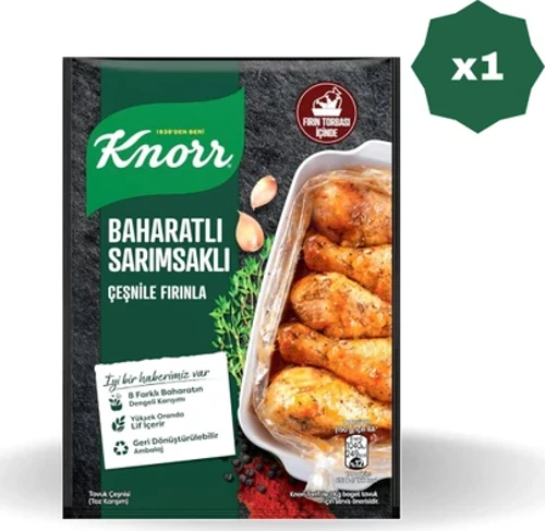 Tavuk Çeşnisi Baharatlı - Sarımsaklı 34 Gr - (1 ADET)