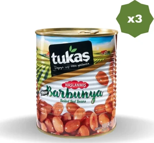 Haşlanmış Barbunya 800gr - (3 Adet)