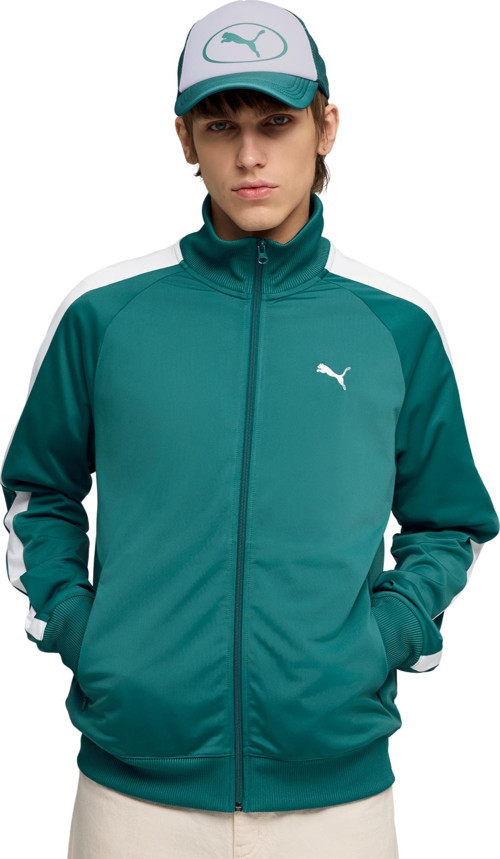692462-41 Puma Ess T7 Poly Track Jacket Erkek Ceket Yeşil