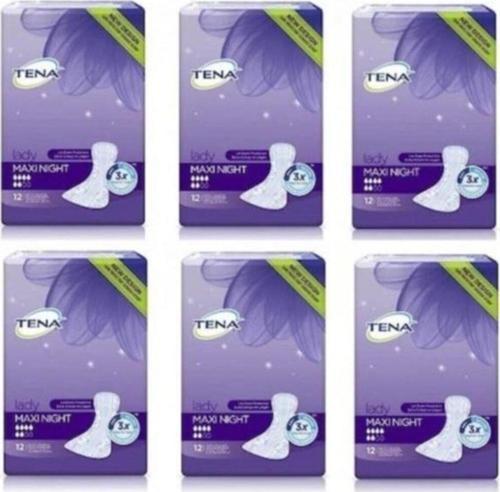 Lady Maxi Night 6 Damla Kadın Mesane Pedi 12'li 6 Paket