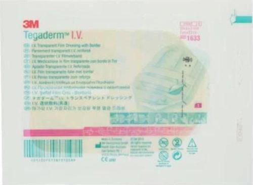 - Tegaderm Şeffaf 7 Cm X 8.5 Cm Iv Sabitleyici Ref: 1633