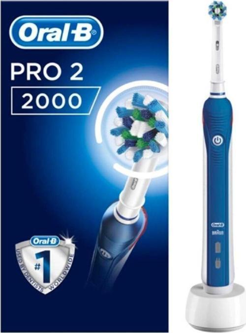 Pro 2000 Şarj Edilebilir Elektirikli Diş Fırçası Cross Action