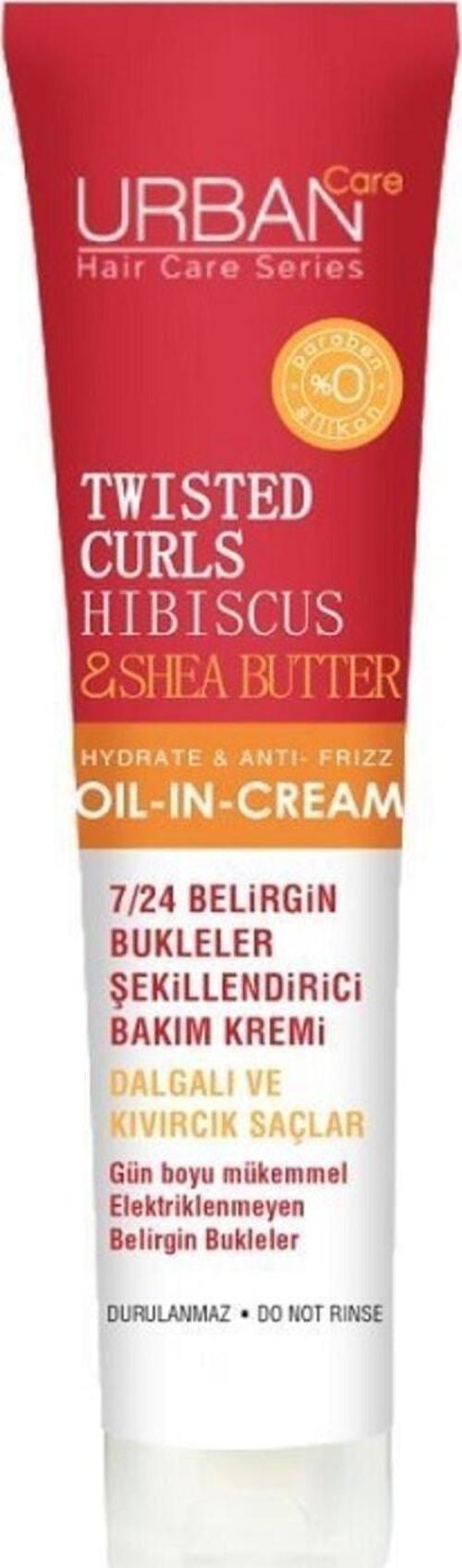 Urban Twisted Curls Hibiscus & Shea Butter 7/24 Belirgin Bukleler Dalgalı Ve Kıvırcık Saçlar 175ml