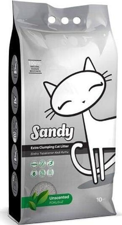 Parfümsüz Ekstra Topaklanan Sodyum Bentonit Kedi Kumu 10 Kg