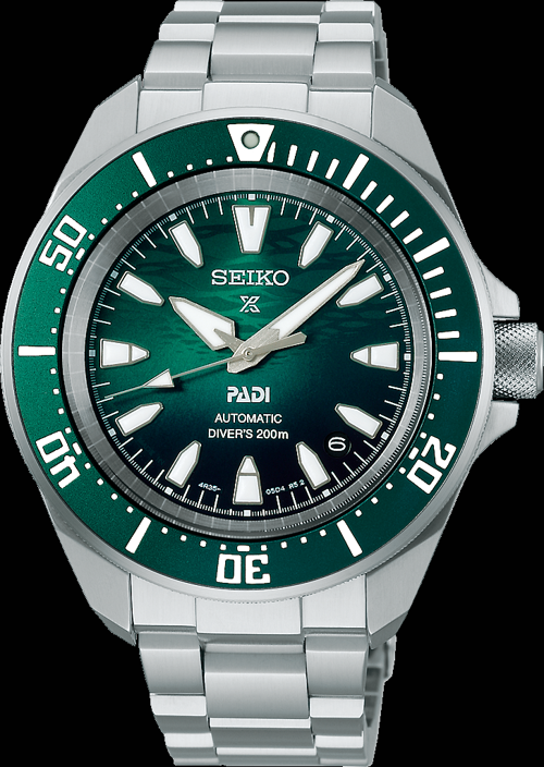 Prospex Samurai PADI 60th Anniversary Underwater Green - SRPL53K1 Özel Üretim Otomatik Erkek Kol Saati