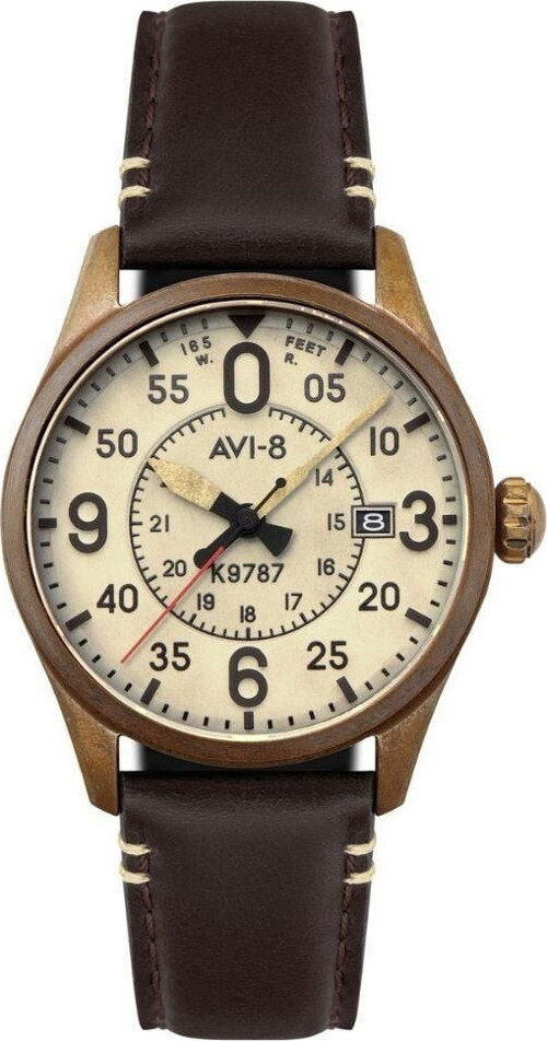 AVI-8 SPITFIRE BRONZE AV-4090-07 Otomatik (Seiko NH35 Mekanizmalı) Erkek Kol Saati