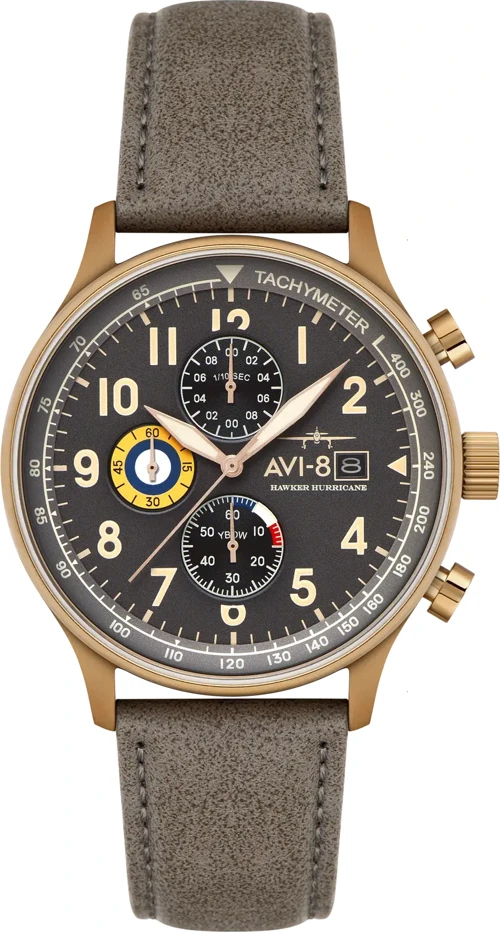 AVI-8 HAWKER HURRICANE AV-4011-0P (Seiko VD57 Mekanizmalı) Erkek Kol Saati