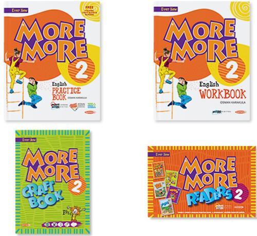 MORE&MORE 2.SINIF PRACTICE BOOK & WORKBOOK & HİKAYE SETİ & CRAFT BOOK (4 LÜ SET)