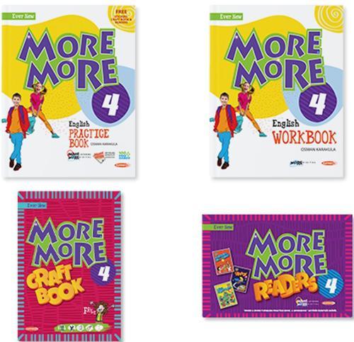 MORE&MORE 4.SINIF PRACTICE BOOK & WORKBOOK & HİKAYE SETİ & CRAFT BOOK (4 LÜ SET)