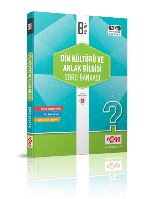 Nego Yayınları 8.sınıf Din Kültürü ve Ahlak Bilgisi Soru Bankası