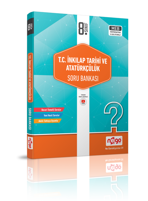 Nego Yayınları 8.sınıf Inkılap Tarihi ve Atatürkçülük Soru Bankası