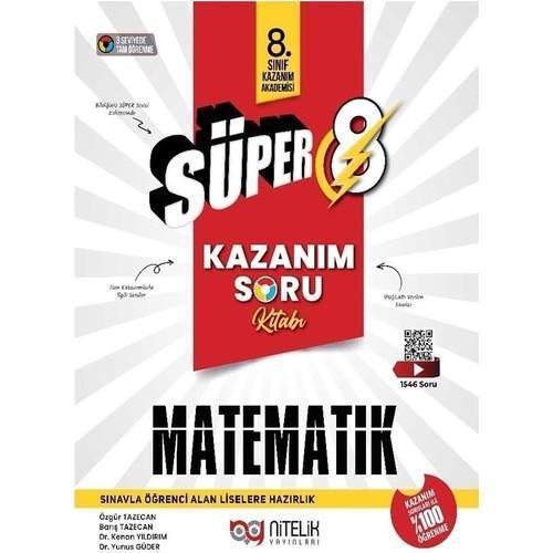 Nitelik 8.sınıf Süper Kazanım Matematik Soru Kitabı