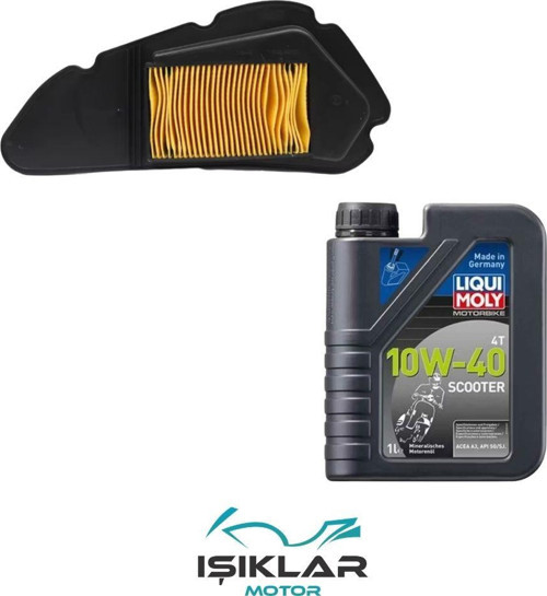 Rks Vrs 125 Liqui Moly Yağ Ve Hava Filtre Bakım Seti Bs0009