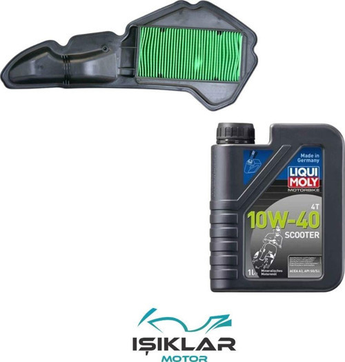 Honda Adv150 Liqui Moly Yağ Ve Hava Filtre Bakım Seti Bs0019