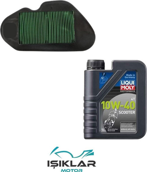 Hero Dash 125 Liqui Moly Yağ Ve Hava Filtre Bakım Seti Bs0013
