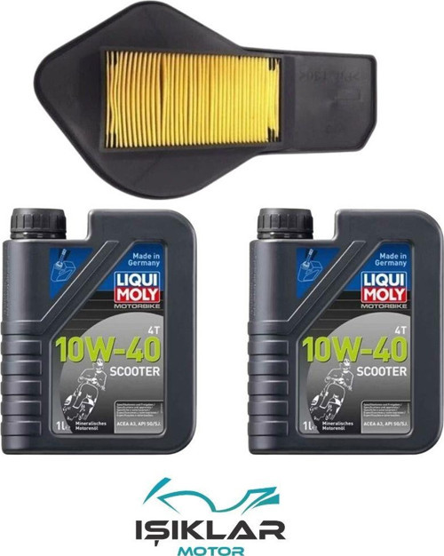 Yamaha Cygnus Rs Liqui Moly Yağ Ve Hava Filtre Bakım Seti Bs0032