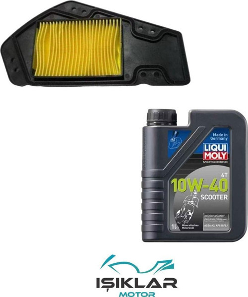 Kuba Brillant 125 Liqui Moly Yağ Ve Hava Filtre Bakım Seti Bs0003