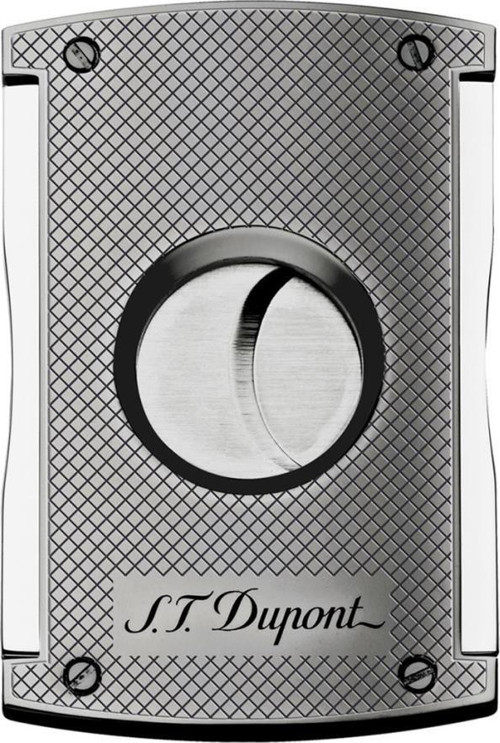 St.Dupont Puro Kesici S-Cut Krom Grid Kare Desen 03257