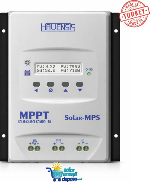 Havanesis Solar-60AMPS-100 12/24V 60A MPPT Şarj Kontrol Cihazı (S60AMPS100)