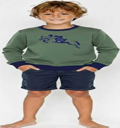 Çocuk Sweatshirt / Logo Baskılı