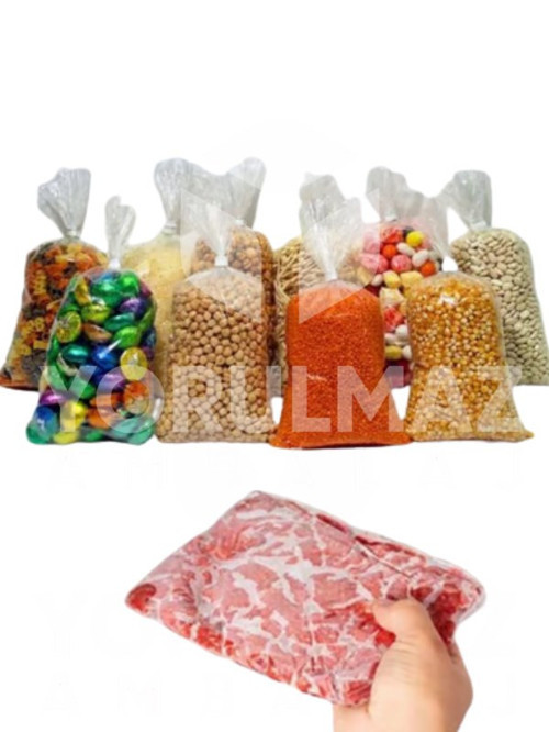 Kalın Buzdolabı Poşeti 1 Kg Kapasiteli 20x30 Cm 50’li Paket – Sağlam ve Yırtılmaz