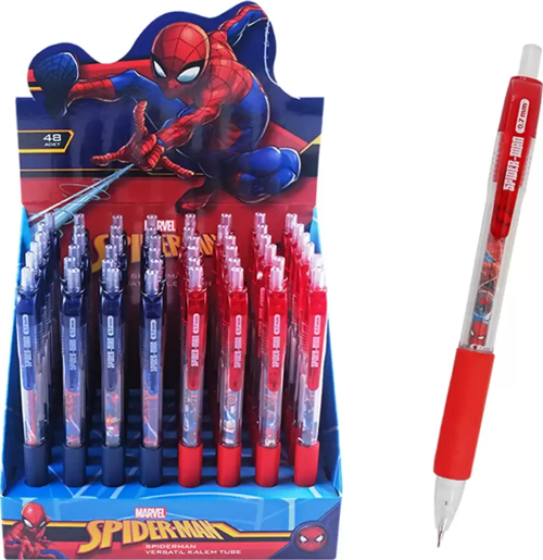 Versatil Kalem (Mekanik Kurşun Kalem) 0,7 Mm Spiderman 44568 (48 Li Paket)