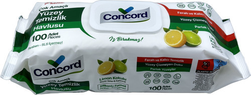 Çok Amaçlı Yüzey Temizlik Havlusu - Limon Kokulu (100 Yaprak)